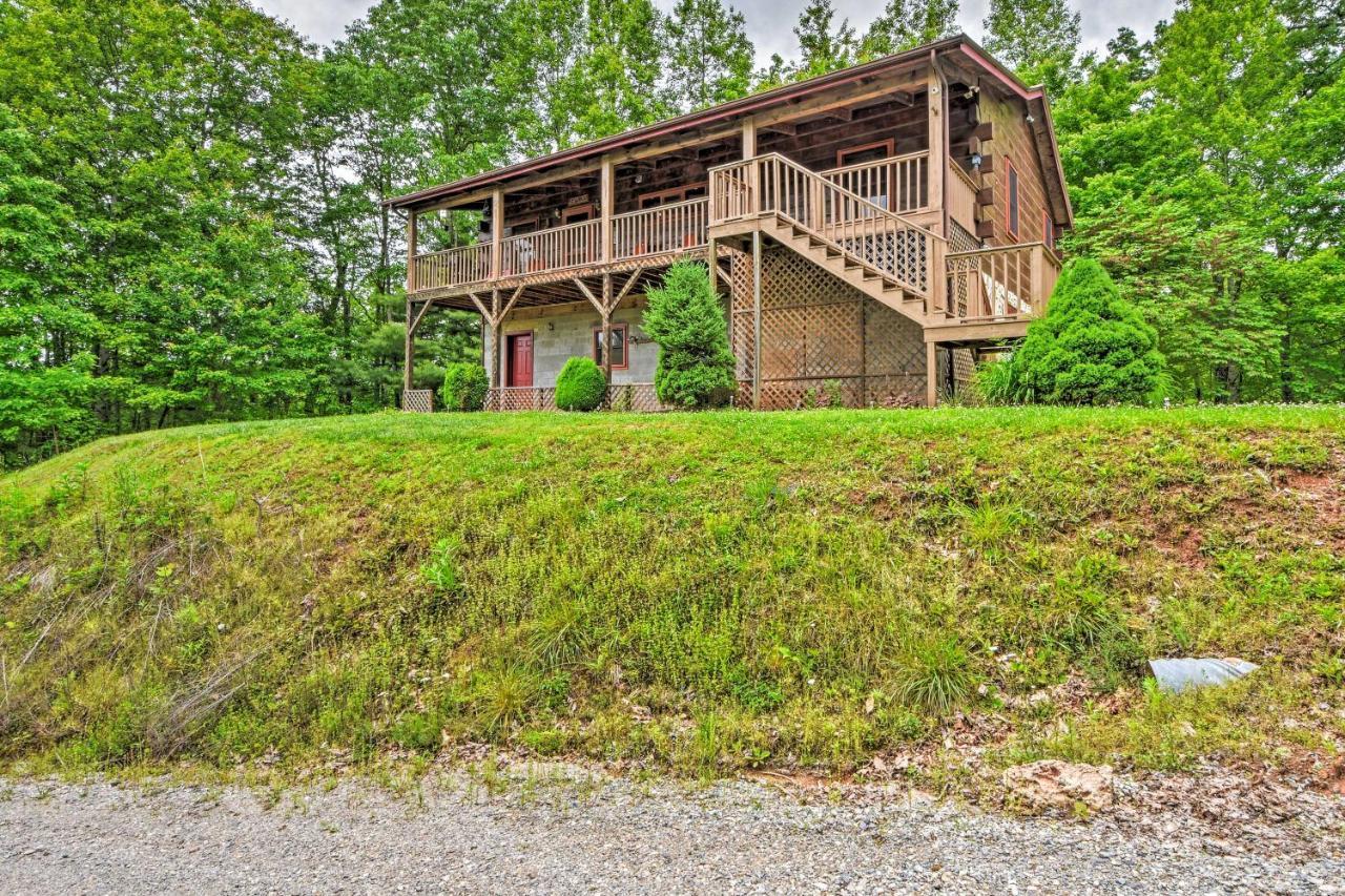 Bryson City Cabin With Hot Tub, Views And Pool Table! Ngoại thất bức ảnh